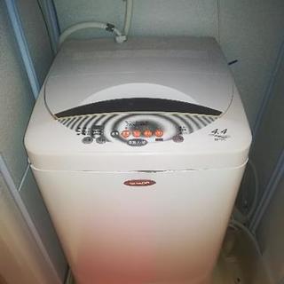【中古】シャープ製4.4L洗濯機