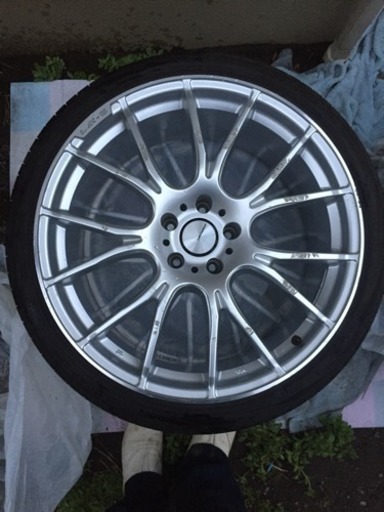 【2024年製 バリ溝】LF-Force 20in 7.5J +35 PCD114.3 ブリヂストン ブリザック DM-V3 235/50R20 レクサス NX スタッドレス 交換用 即納可