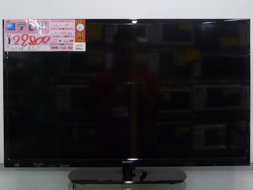 【ハンズクラフト博多店】6ヶ月保証 シャープ 液晶TV アクオス LC-32H40 2017年製 中古品 32インチ