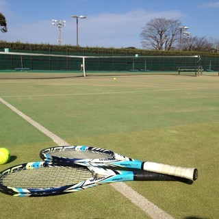 4月29日久留米城島テニスコートにてだれでも参加できるテニスの試...