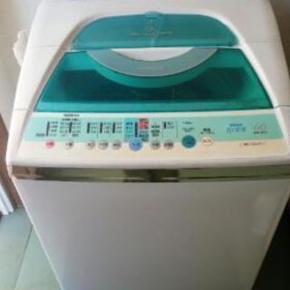 全自動洗濯機　無料!　ラジオ2台サービス付