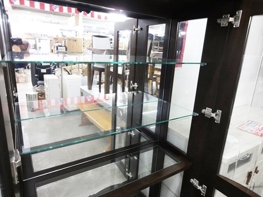 美品☆ファニテリア オンライン マキ 飾り棚 ショーケース
