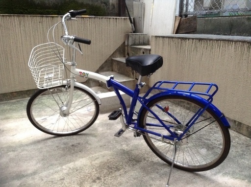 折りたたみ自転車24インチ、変速機つき、LEDライト自動点灯