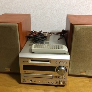 ミニコンポ 【 ONKYO 】CD/MDアンプ&スピーカー FR-7GX cervezartesana.es