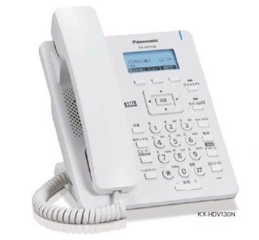 パナソニック IP電話機 ベーシックモデル(白色) KX-HDV130N