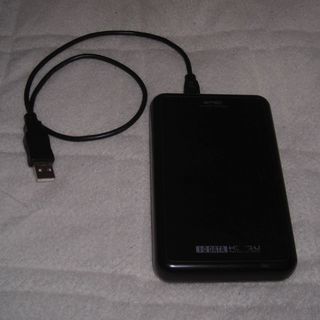 【終了】IO DATA USB接続ポータブルHD　(500GB)