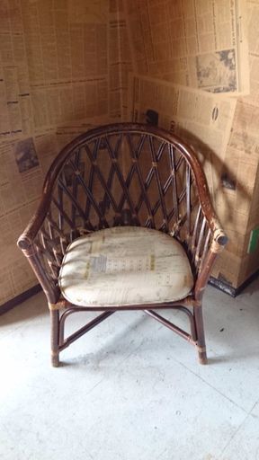 コスガ家具 ラタンのチェア