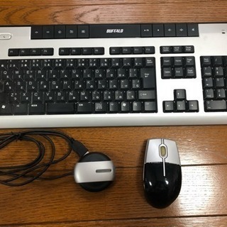 バッファロー ワイヤレスキーボード、マウスのセット