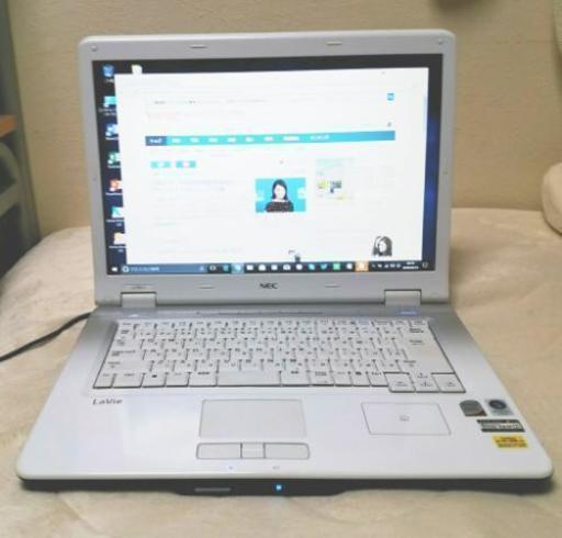 値下げ！美品！NEC LL750LG/160G/4G/Win10/Officeアドビ他