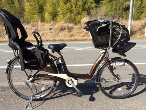 ★お買い得★ 電動自転車 アンジェリーノ ブラウン 3人乗り