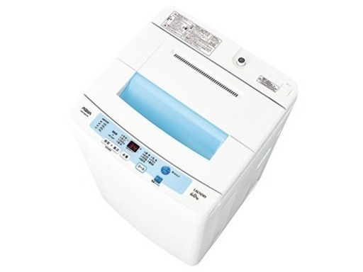 アクア AQUA S60C 6kg 縦置き 洗濯機