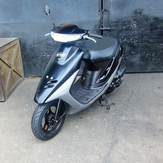 HONDA DIO50 ブラック タイヤ新品交換他 軽整備済み車両 セル始動