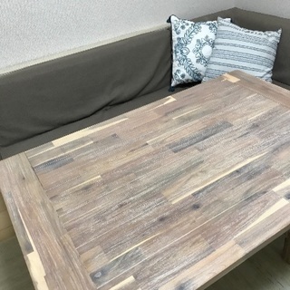 【値下げ】unico MANOAダイニングテーブル・ソファ