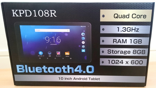 ★「KEIAN」タブレット 10インチ クアッドコア メモリ1G