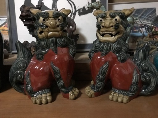 沖縄あさひ陶器大型シーサー