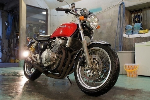 CB400FOUR オーリンズRサスペンション ヨシムラショート管