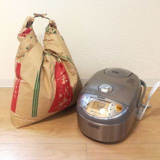 象印IH圧力炊飯器と新潟県産コシヒカリ１１kg