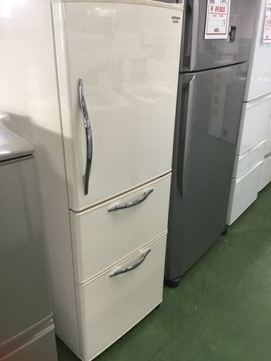美品！日立 HITACHI 12年製 3ドア 冷凍冷蔵庫 R-S27CMV 自動製氷 265L