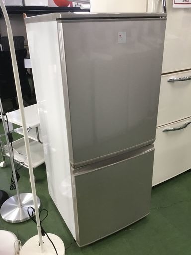 美品！SHARP シャープ 2ドア 冷凍 冷蔵庫 SJ-PD14Y-N 137L プラズマクラスター 2014年製
