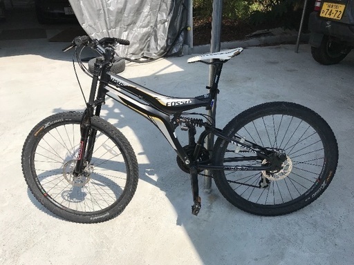 前後フルサス★ディスクブレーキ★シマノ変速機★マウンテンバイクMTB★アルミフレーム★自転車クロスバイク等へも