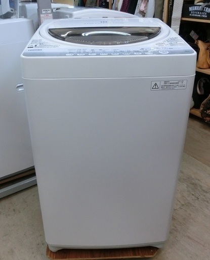 【販売終了いたしました。ありがとうございます。】TOSHIBA　6.0㎏　ステンレス槽　全自動洗濯機　AW-60GM　中古品