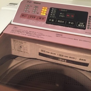 パナソニック全自動洗濯機 2014製 7㎏