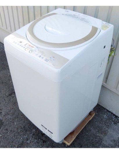 SHARP《全自動洗濯乾燥機》ES-TG73-N　洗7.0/乾燥3.5kg　10年製