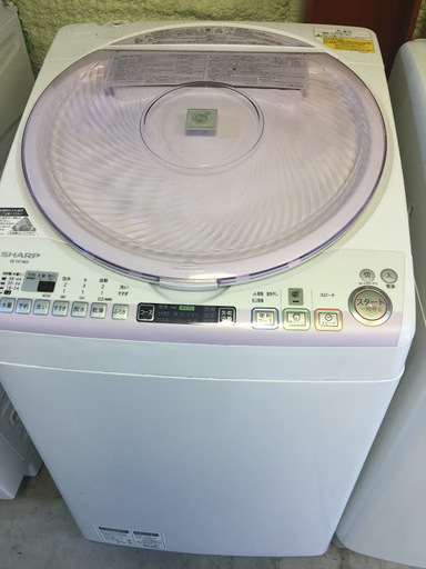 【送料無料・設置無料サービス有り】洗濯乾燥機 SHARP ES-TX73KS 中古