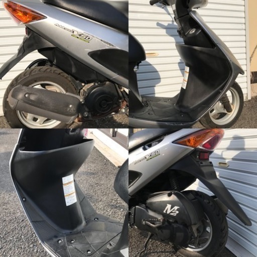 スズキ アドレス V50 水色 セルスタート バッテリー新品 原付 スクーター 50cc バイク 通勤 通学などに！