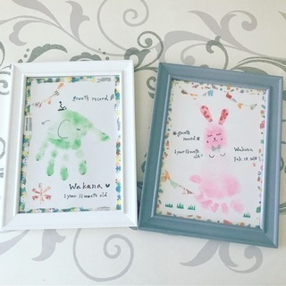 姪っ子もうすぐ2歳の記念に手形アート&手形アートの体験者募集