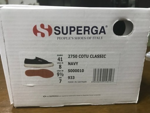 スペルガ SUPERGA 2750 COTU classic 25.5cm 新品