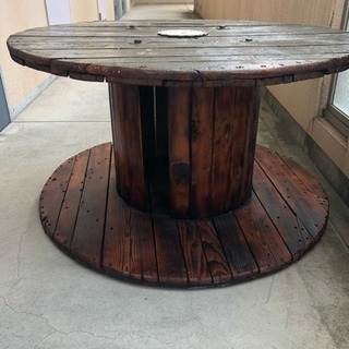 インテリアテーブル ケーブルドラム DIY