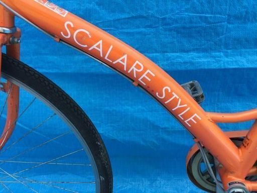 ★ 点検済 ★ シティサイクル SCALARE STYLE ◆ 自転車 6段ギア オレンジ 27インチ ☆ 点検済 ☆ シティサイクル SCALARE STYLE ◇ 自転車 6段ギア