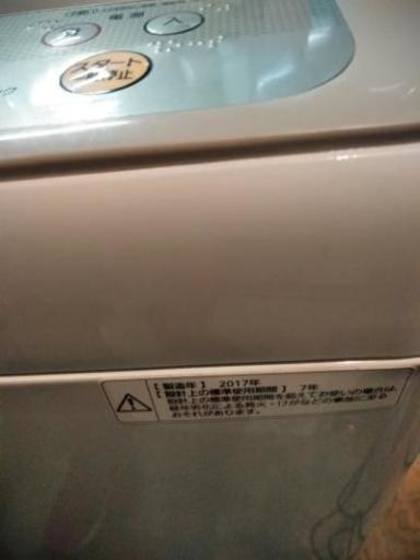 パナソニック 洗濯機 2017年モデル 6キロ　全自動洗濯機 NA-F60B10