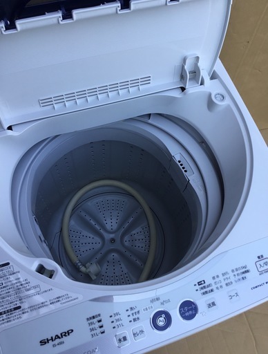 良品★シャープ全自動洗濯機  4.5kg ES-45E6・糸くずネット新品付き