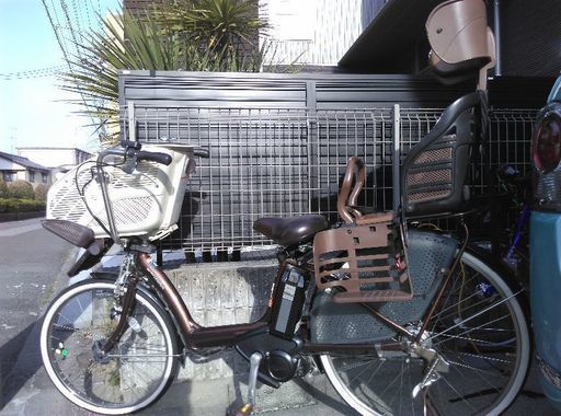 YAMAHA3人乗り電動自転車売ります(保留)