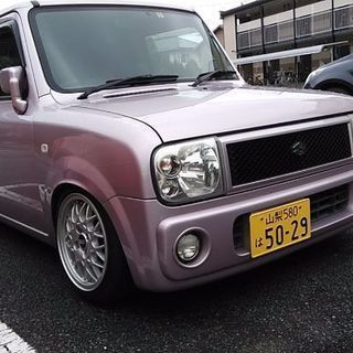 アルトラパン　車高調、BBS