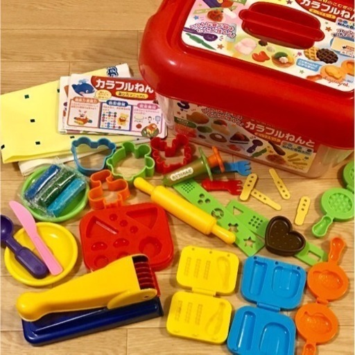 カラフルねんどボックスセット 粘土 クルクル 大阪の家具の中古あげます 譲ります ジモティーで不用品の処分