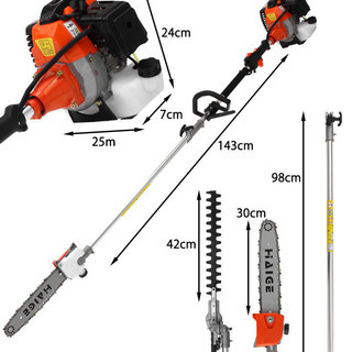 【本物新品保証】 4way 多機能園芸機 HG-TKHTY44F-6A-T 52cc 草刈り ヘッジ その他