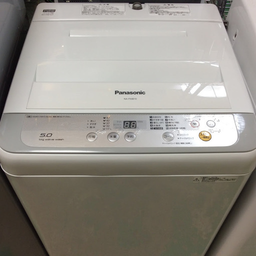 【送料無料・設置無料サービス有り】洗濯機 2017年製 Panasonic NA-F50B10 中古