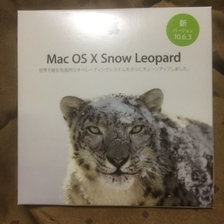 mac os x snow leopard 10.6.3 DVD...