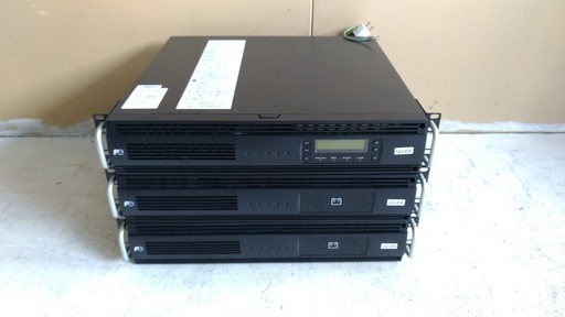 富士電機　無停電電源装置　主機とバッテリー２台セット　UU-EX1100NA+UU-EX48EBM２台 【リサイクルショップサルフ】