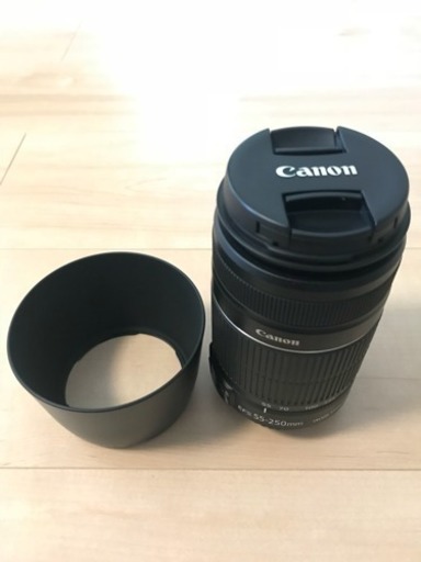 【カメラレンズ】キヤノン EF-S55-250mm F4-5.6 IS II APS-C対応《中古品・美品》