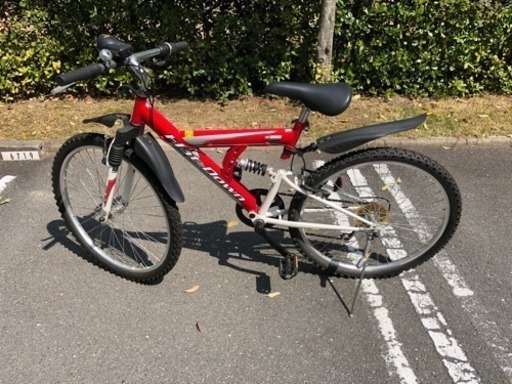 最終値下げ！プジョーマウンテンバイク ⠀送料込み！ジャンク品 プジョー 自転車 6000円に値下げ26インチ