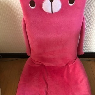 座椅子 ピンク うさぎ