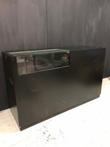 店舗用 レジカウンター  オーダー品 ショーケース付 引取り限定