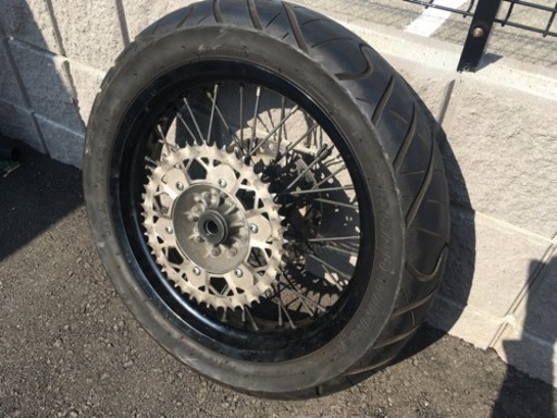 Dトラッカー リヤホイール KDX125SRに使用してました。250SB等