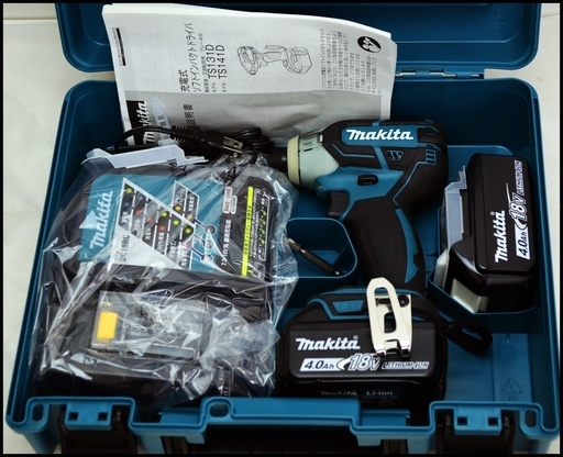 札幌 店舗販売 新品 マキタ 18V 4.0Ah TS141DRMX 青 ソフトインパクトドライバー ブルー 4Ah 未使用