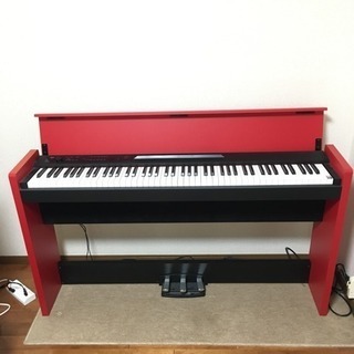 電子ピアノ KORG LP-380 BKR(ブラック&レッド)