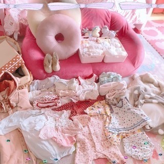 女の子 赤ちゃん♡ 出産 準備 セット♡ お洋服たくさんあります！
